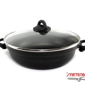 Arrocera 30 cm Con Tapa De Cristal 4L